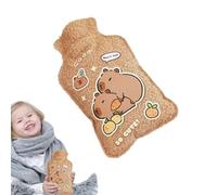Sac d'eau chaude, petit sac d'eau chaude | Emballage d'eau chaude avec motif animal - chauffe-pieds portables d'hiver remplis d'eau, coussin chauffant réutilisable pour la