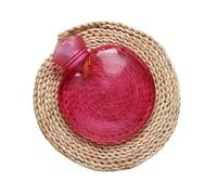 Sac d'Eau Chaude Sac d'eau chaude circulaire rempli d'eau en PVC, sac de glace chaud rempli d'eau transparente, sac d'eau chaude Bouillotte Eau Chaude (Color : B)