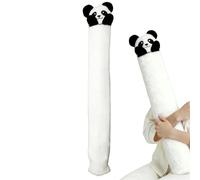 Sac d'eau chaude, thermotrou réutilisable long avec couverture souple - coussin chauffant de 2,4 l pour lit - pour la taille, les épaules, le dos, les pieds, le cou, l'estomac enveloppements voyage