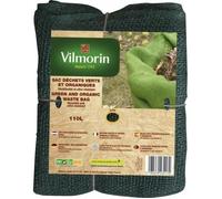 Sac déchet en jute - VILMORIN - 110 L - Vert - Matière naturelle et réutilisable