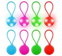 Sac d'école à lumière clignotante LED, 8 réflecteurs à LED Réflecteurs de lumière de sécurité pour enfants Sacs d'école, étiquettes de réflecteur de lumière de sécurité étanches pour sac à dos