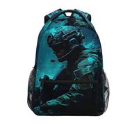 Sac D'École Art Du Soldat Cartable Pour Cadeau Rentrée | Daypack Léger Bookbag Ordinateur Portable Backpack Pour Voyage camping randonnée