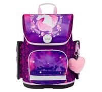 Sac d'école Baagl filles 1ère classe - Sac d'école ergonomique pour enfants - Sac à dos scolaire avec sangle de poitrine - Sac d'école primaire (cheval)