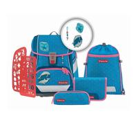 Sac d'école cartable - STEP BY STEP - Dolphin Pippa - 2in1 Plus - 6 pièces - Sécurité réfléchissante