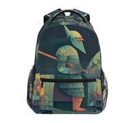 Sac D'École Cheval De Chevalier Lune Bookbag Pour Randonnée | Daypack Ordinateur Portable Sac à Dos Léger Cartable Pour camping Cadeau Rentrée Voyage