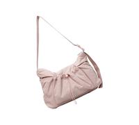 Sac d'école étudiant en toile pour femme - Grande capacité - Messagers plissés pour tous les jours - Style coréen - Bandoulière pour femme - Messager plissé en toile, a, One Size