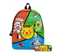 Sac D'école Étudiant Pokemon Animal De Compagnie Elfe Pikachu Pikachu Dessin Animé Animation Éleves Du Primaire Et Du College Sac D'école Sac A Dos Pour Enfants-D4 Pick-Up 06 Coloré: Sac D'école Trous