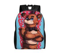 Sac d'école Five Nights At Freddy's, sac à dos de dessin animé, sac à dos tendance pour garçons, sac d'école, sac à dos de voyage-XTYD8214 Noir