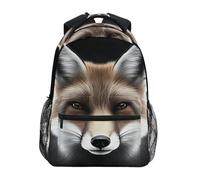 Sac D'École Fox Head Vintage Cartable Pour Camping | Bookbag Loisirs Daypack Ordinateur Portable Sac à Dos Pour randonnée Voyage Cadeau Rentrée