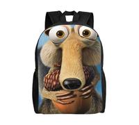 Sac d'école Ice Age, sac à dos de dessin animé, sac tendance pour garçons, sac d'école, sac à dos de voyage-XTYD8702 Noir