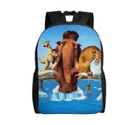 Sac d'école Ice Age, sac à dos de dessin animé, sac tendance pour garçons, sac d'école, sac à dos de voyage-XTYD8705 Noir