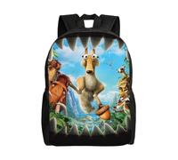 Sac d'école Ice Age, sac à dos de dessin animé, sac tendance pour garçons, sac d'école, sac à dos de voyage - HXN1214 Noir