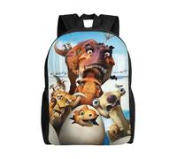 Sac d'école Ice Age, sac à dos de dessin animé, sac tendance pour garçons, sac d'école, sac à dos de voyage-XTYD8699 Noir