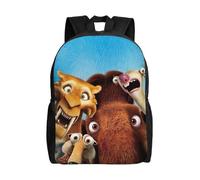 Sac d'école Ice Age, sac à dos de dessin animé, sac tendance pour garçons, sac d'école, sac à dos de voyage-XTYD8698 Noir