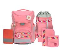 LÄSSIG Set de 7 cartables pour Enfants/School Set Slim Unique Pink