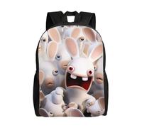 Sac d'école Lapins Crétins, sac à dos de dessin animé, sac tendance pour garçons, sac d'école, sac à dos de voyage - HXN905 Noir