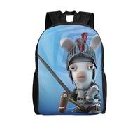 Sac d'école Lapins Crétins, sac à dos de dessin animé, sac tendance pour garçons, sac d'école, sac à dos de voyage-XTYD8395 Noir