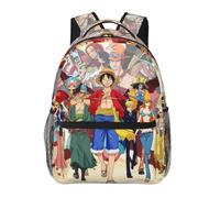 Sac d'ecole léger et décontracté, imprime en une seule pièce, pour l'ecole, les activités en plein air, le shopping et le bureau, 43 cm Noir