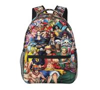Sac d'ecole léger et décontracté, imprime en une seule pièce, pour l'ecole, les activités en plein air, le shopping et le bureau, 43 cm Noir