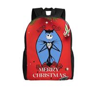 Sac d'école L'Étrange Noël de Monsieur Jack, sac à dos de dessin animé, sac tendance pour garçons, sac d'école, sac à dos de voyage-HXN761 Noir