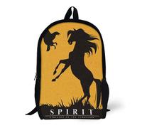 Sac d'école minimaliste Spirit Stallion of The Cimarron, 17 pouces