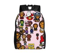 Sac d'école Paul Frank, sac à dos de dessin animé, sac à dos tendance pour garçons, sac d'école pour étudiants, sac à dos de voyage-XTYD8313 Noir