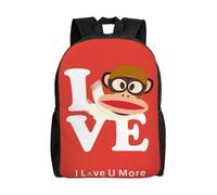 Sac d'école Paul Frank, sac à dos de dessin animé, sac tendance pour garçons, sac d'école pour étudiants, sac à dos de voyage-HXN816 Noir