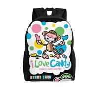 Sac d'école Paul Frank, sac à dos de dessin animé, sac tendance pour garçons, sac d'école pour étudiants, sac à dos de voyage-HXN811 Noir