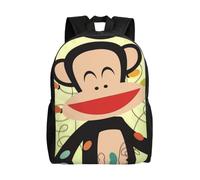 Sac d'école Paul Frank, sac à dos de dessin animé, sac tendance pour garçons, sac d'école pour étudiants, sac à dos de voyage-HXN819 Noir