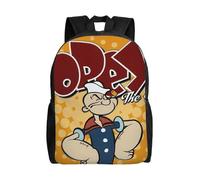 Sac d'école Popeye, sac à dos de dessin animé, sac tendance pour garçons, sac d'école, sac à dos de voyage-XTYD8751 Noir