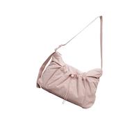 Sac d'école pour étudiant, sac à bandoulière en toile, grande capacité, bandoulière plissée pour tous les jours, grande capacité, bandoulière avec cordon de serrage, a, One Size