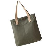 Sac d'école pour étudiants, femmes, grande capacité, sac à main tendance sous les bras, shopping, étudiants, école, femme, aisselle, poignée supérieure, grande capacité d'épaule, Vert, One Size
