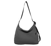 Sac d'école pour étudiants, style japonais, bandoulière simple en toile, grande capacité, pour femmes de tous les jours, style japonais, bandoulière d'école, grande capacité, gris, One Size