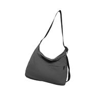 Sac d'école pour étudiants, style japonais, bandoulière simple en toile, grande capacité, pour tous les jours, étudiants, école, tendance, décontracté, shopping, gris, One Size