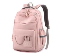 Sac D'école Pour Filles, Sac À Dos D'école Violet Pour Filles, Sac À Livres Rose, Cadeau Pour Élèves Du Primaire, Sac À Dos De Grande Capacité-Rose