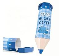 Sac d'école pour garçon, sac d'école rempli, 41 cm, emballage cadeau, rentrée scolaire, petit garçon personnalisé pour débutant scolaire, boîte de rangement en forme de crayon, pour la rentrée des