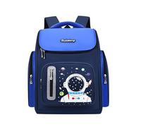 Sac d'école pour les élèves du primaire de la 3e à la 6e classe, épaule, place, transport, sac à dos anti-charge pour enfants sacs à dos pour ordinateur portable sacs à dos hommes, bleu, taille unique