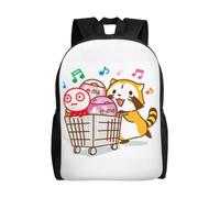 Sac d'école Puchi Rascal, sac à dos de dessin animé, sac tendance pour garçons, sac d'école, sac à dos de voyage-HXN1182 Noir