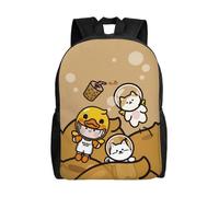 Sac d'école Puchi Rascal, sac à dos de dessin animé, sac tendance pour garçons, sac d'école, sac à dos de voyage-XTYD8672 Noir