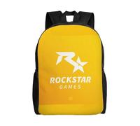 Sac d'école Rockstar Games, sac à dos de dessin animé, sac tendance pour garçons, sac d'école, sac à dos de voyage-XTYD8674 Noir