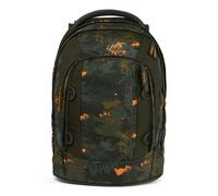 Sac d'école - SATCH - Pack Jurassic Jungle - 30 L - Vert olive/kaki - Surfaces réfléchissantes