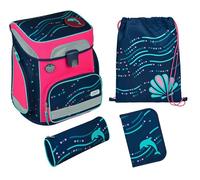 Scooli,EasyFit Glow Edition Set - DIN, DIGB8225, Dotty Dolphin, Kid