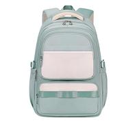 Sac d'école spacieux pour adolescent décontracté avec compartiments organisés, sac à dos pour livres, sac à dos pour ordinateur portable, sac à dos pour usage quotidien, sac à dos ergonomique pour