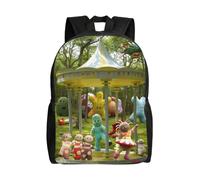 Sac d'école Teletubbies, sac à dos de dessin animé, sac tendance pour garçons, sac d'école, sac à dos de voyage-HXN1407 Noir