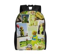 Sac d'école Teletubbies, sac à dos de dessin animé, sac tendance pour garçons, sac d'école, sac à dos de voyage-XTYD8892 Noir
