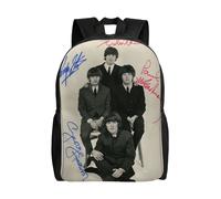 Sac d'école The Beatles, sac à dos de dessin animé, sac tendance pour garçons, sac d'école, sac à dos de voyage-HXN1520 Noir
