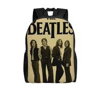 Sac d'école The Beatles, sac à dos de dessin animé, sac tendance pour garçons, sac d'école, sac à dos de voyage-XTYD8992 Noir