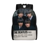 Sac d'école The Beatles, sac à dos de dessin animé, sac tendance pour garçons, sac d'école, sac à dos de voyage - HXN1521 Noir