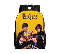 Sac d'école The Beatles, sac à dos de dessin animé, sac tendance pour garçons, sac d'école, sac à dos de voyage - HXN1528 Noir