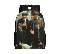 Sac d'école The Beatles, sac à dos de dessin animé, sac tendance pour garçons, sac d'école, sac à dos de voyage - HXN1527 Noir